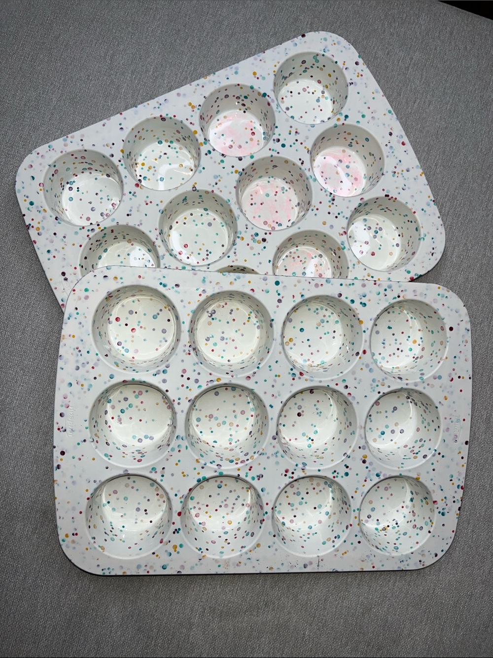 Confetti Dot White Silicone Mold Tray - Party Cupcake & Candy Mold by Trudeau